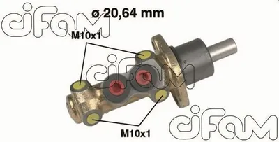 Produktbild von CIFAM 202-142 Bremszylinder Hauptbremszylinder für VW GOLF II (19E, 1G1) PASSAT Variant (3A5, 35I) SCIROCCO (53B) PASSAT (3A2, 35I) Jetta II