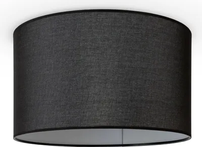 Produktbild von Pendellampe Wohnzimmer Deckenleuchte Stoff Lampenschirm Modern Einfarbig Rund