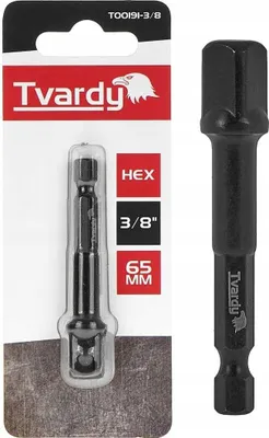Produktbild von Sechskant-Schlagadapter 3/8" 65Mm Tvardy