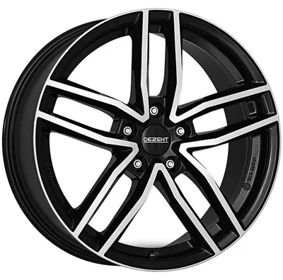 Zdjęcie produktu dla KOŁO ALUMINIOWE DEZENT TR dark 7.50x18 5x114.3 ET 4000 BLACK/POLISHED