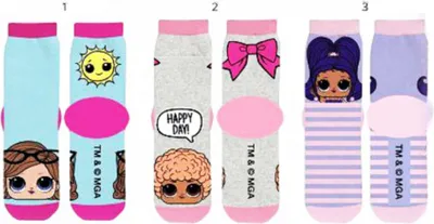 Produktbild von LOL Surprise Kinder Socken 3er Pack Sneaker Strümpfe 23/26 Farbe 2