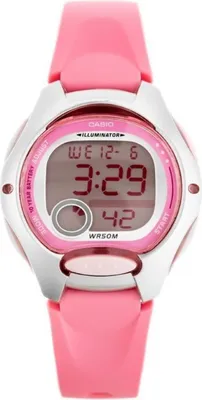 Produktbild von Casio LW-200-4BVEF, Armbanduhr, Weiblich, Harz, Silber, Harz, Pink