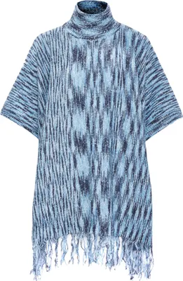 Image de Pull ebeeza pour femmes - bleu multicolore, XL/XXL