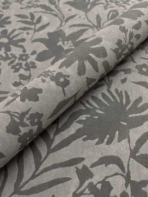 Produktbild von NEWROOM Tapete Grau Vliestapete Blumen - Mustertapete Floral Anthrazit Dunkelgrau Blüten Blätter Blumentapete Romantisch Natur