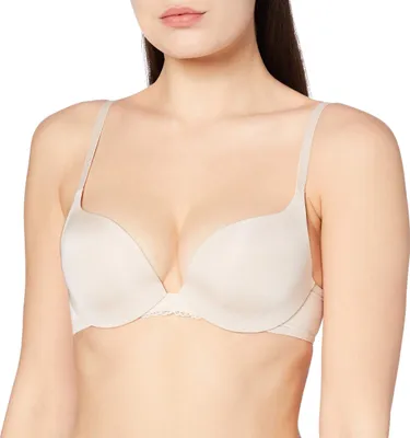 Produktbild von Sloggi Wow Lace WHU mit Bügel Damen BH Push Up, Größe: 65D, Farbe: Beige (New Beige)