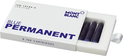 Produktbild von MONTBLANC Tintenpatronen permanent blue 8 Stück