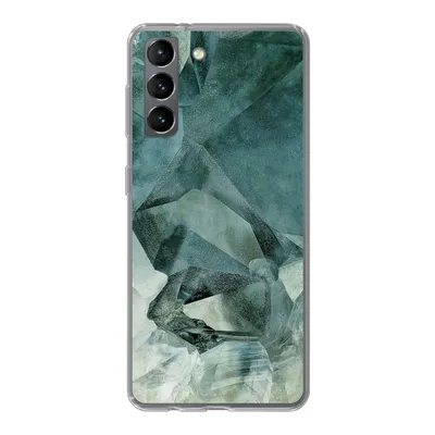 Produktbild von MuchoWow® Handyhülle Schutzhülle Hülle für Samsung Galaxy S21 Mineralien - Kristalle - Naturstein Silikon Softcase Handy Hülle - Softcase