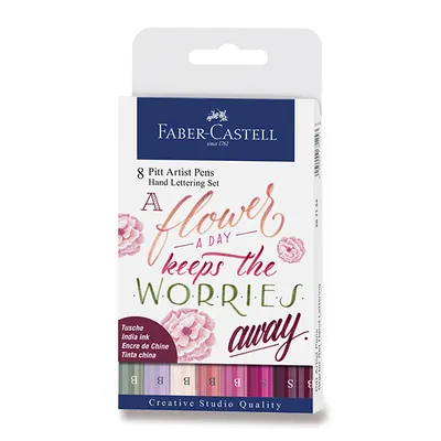 Obrázok produktu pre FABER-CASTELL Tuschestift Pitt Artist Pen Lettering 8x