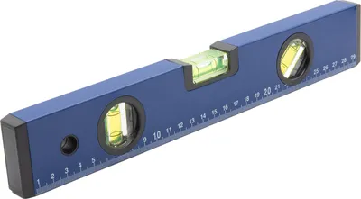 Produktbild von Wasserwaage Aluminium 30 cm Richtwaage Messwaage Bauwaage 3 Libellen Lineal