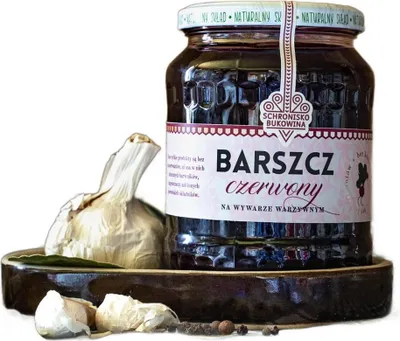 Zdjęcie produktu dla Barszcz czerwony na wywarze warzywnym - Schronisko Bukowina