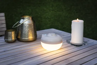 Image de Cherry lumière LED rechargeable IP54 blanc Outdoor/Indoor avec télécommande
