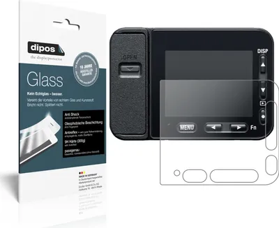 Produktbild von 1x Schutzfolie für Sony DSC-RX0 II matt - Anti-Shock 9H Folie dipos Glass Kunststoffglas