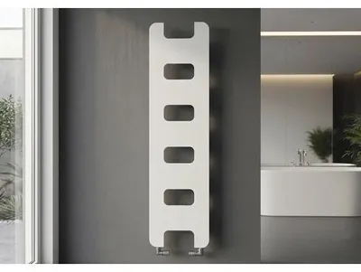 Produktbild von Rotheigner Designheizkörper LADDER 1590 x 450 mm weiß Anschluss Beidseitig unten