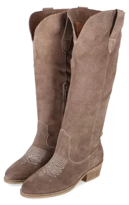 Produktbild von Bullboxer Damen Westernstiefel Beige Leder Größe: 36
