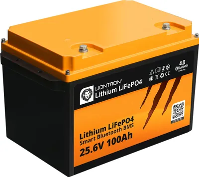 Obrázok produktu pre LIONTRON LiFePO4 batéria Smart BMS 25,6V, 100Ah - Plnohodnotná náhrada za 24 V olovené batérie