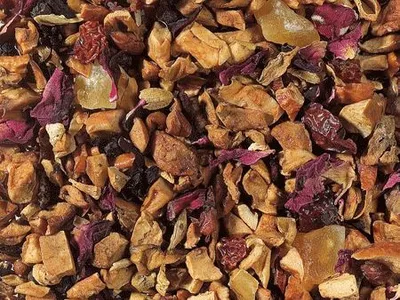 Produktbild von 1 kg Früchteteemischung Ingwer/ Pfirsich aromatisiert