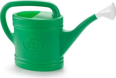 Produktbild von PlasticForte Gieskanne mit Besenkopf - grun - Kunststoff - 9 Liter - 59 cm