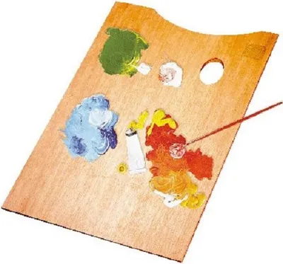 Produktbild von Lefranc & Bourgeois Farbenpalette,Mischpalette Nr. 4, rechteckig, 33 x 22 cm