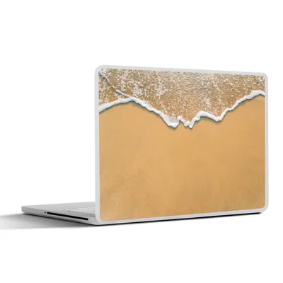 Produktbild von MuchoWow® Laptop Aufkleber Sticker Cover Strand - Sommer - Meer 32.5x23.5 cm - Sticker für Laptop - Selbstklebend