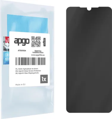 Produktbild von apgo Displayschutzglas Anti-Spähen Schutzglas für Samsung Galaxy A22s 5G - Blickschutzglas Bildschirmschutz, 7H Hybrid Schutzglas mit Keramikbeschichtung [Matt, Full Glue, Anti-Spy]