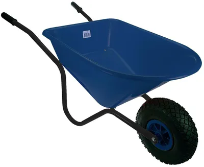 Produktbild von Kinderschubkarre blau/schwarz Metall/Kunststoff - Talentools