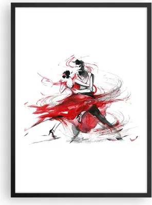 Produktbild von Gerahmtes Poster - Schwarzer Rahmen - Tanz Aktion Aktivität - 50x70 cm - Wand Bild - Wanddeko - Wandbilder - Kunstposter - Wandposter - Bilderrahmen - Bilder - Kunstdruck - Wandbild - P2BPA50x70-3052
