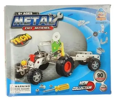 Produktbild von Metalowe klocki do skręcania 90el