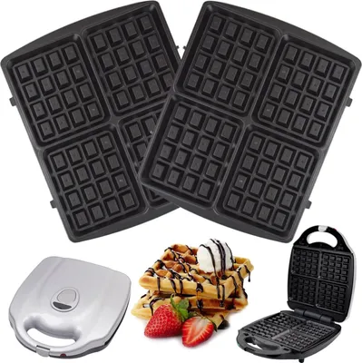 Obrázek produktu pro Vyměnitelné desky pro Multimaker ZN-2000W | Nepřilnavý povrch | Belgické vafle - Resto
