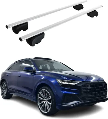 Produktbild von Dachträger Grundträger für Audi Q8 4M 2018-2025 Alu Silber ABE 2x