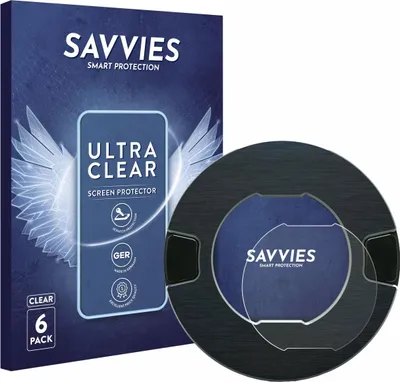 Produktbild von 6x Für OOONO P-DISC NO1 Schutzfolie Savvies Displayschutz Display Schutz Folie Klar Transparent
