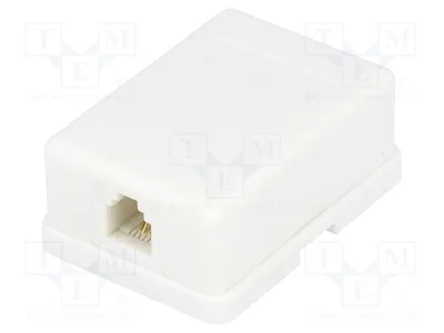 Zdjęcie produktu dla 2 sztuki złącza: 6P4C, z możliwością dokręcania, samohamowne, złącze RJ11