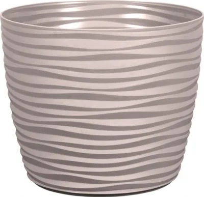 Obrázek produktu pro Obal na květináč SAHARA PETIT plastový matný d15x12cm