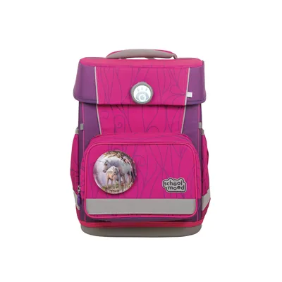 Produktbild von School-Mood Champion mit LED Patchy Schulranzen-Set 7-teilig Luisa purpur