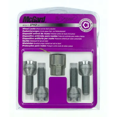 Productafbeelding van MCGARD Wielslotset, 60 stuks, M12 x 1.5, 37,9 mm lengte