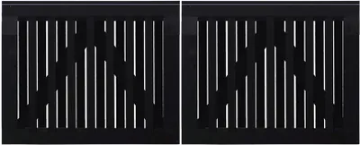 Produktbild von Plus Doppeltor Nagano 200 x 80 cm RAL 9005 Schwarz
