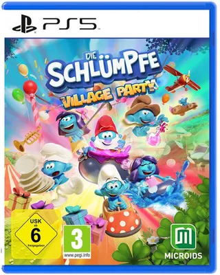 Produktbild von GAME Die Schlümpfe: Village Party, PlayStation 5, Multiplayer-Modus, Physische Medien