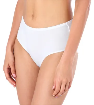 Produktbild von Bellivalini Damen Unterwäsche Unterhose aus Baumwolle Panty BLV50-195 (Weiß, M )