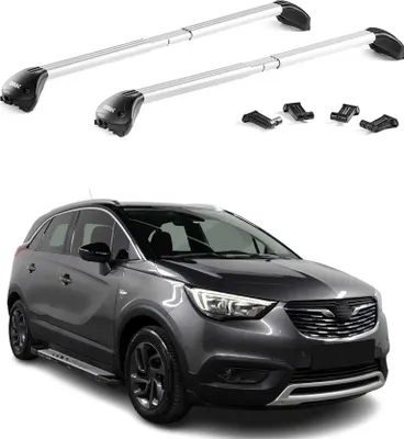 Produktbild von Dachträger Relingträger für Opel Crossland X/Grandland X 2017-2025 Alu 2x ABE