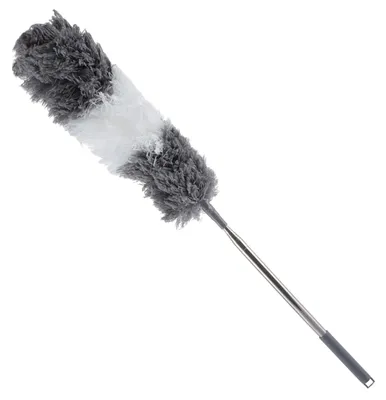 Immagine prodotto di Panno in microfibra lavabile telescopico ASelected con asta telescopica da 274,3 cm per la pulizia dei ventilatori a soffitto (grigio)