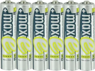 Produktbild von Ansmann maxE NiMH Micro-Akkus 4 + 2 gratis (1321-0000-510)