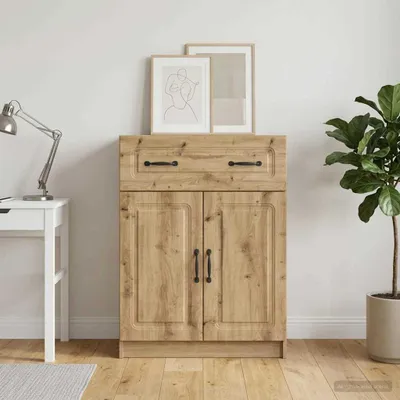 Produktbild von vidaXL Sideboard Artisan-Eiche 66 x 34,5 x 87 cm Holzwerkstoff