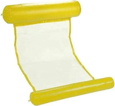 Produktbild von Jumadas aufblasbare Hängematte für Schwimmbad – Luftmatratze Schwimmbad – Luftmatratze – Wasserhängematte – Gelb