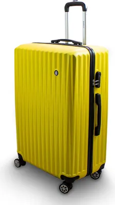 Produktbild von Barut Trolley Hartschalen Koffer Hartschalenkoffer Hardcase Größe XL - Modell General (Gelb) MS-17249