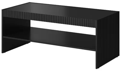 Produktbild von Couchtisch FASO in Schwarz, Maße: 120 cm Breite, 50 cm Höhe, 50,5 cm Tiefe