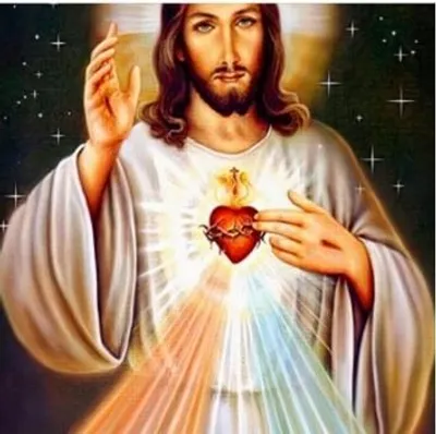 Produktbild von Malen nach Zahlen Jesus Christus, dem ich vertraue 40x50