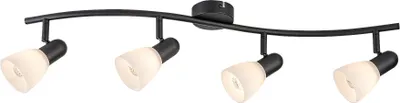 Obrázek produktu pro Rabalux Černé stropní svítidlo Soma pro žárovku 4x E14 73094