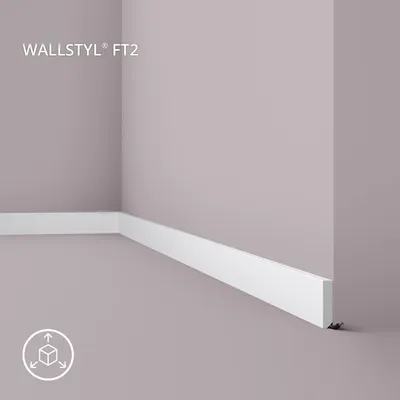 Produktbild von NMC FT2 WALLSTYL Sockelleiste Zierleiste Wandleiste Friesleiste 2 m
