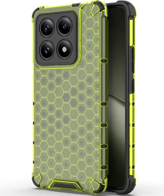 Obrázek produktu pro Pouzdro pro Xiaomi 14T, průsvitné, tvrdý PC a měkký TPU nárazník, nárazuvzdorné ochranné pouzdro Zelený