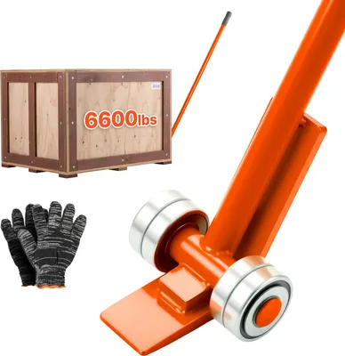 Produktbild von VEVOR Lastenheber, 2294 kg Tragkraft, 1524 mm Länge, Möbelheber mit Handschuhen, Transporthilfe mit Stahlfelgen für schwere Möbel, Gegenstände & Betonblöcke, ideal für Umzug & Schwerlasttransport
