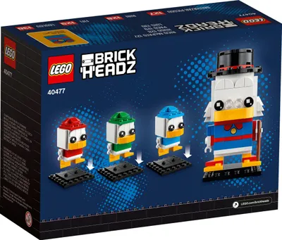 Produktbild von LEGO® BrickHeadz Dagobert Duck, Tick, Trick und Track - 40477 NEU! Teile 340x